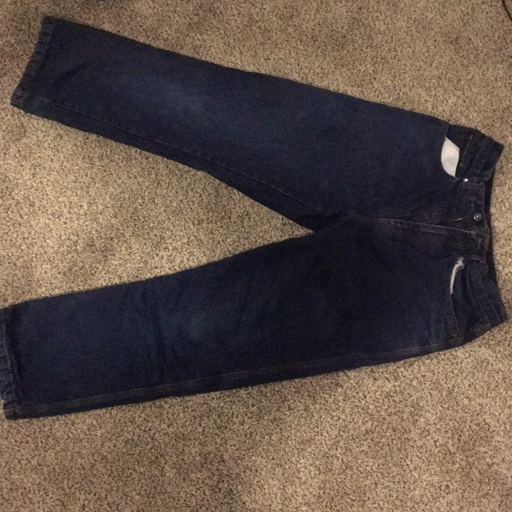 Heavy duty insulated jeans